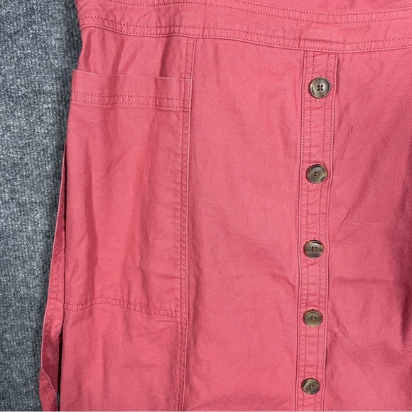 Gap Women’s 14 Pink Apron Dress Linen Cotton Teacher 90s Y2K - Picture 5 of 16